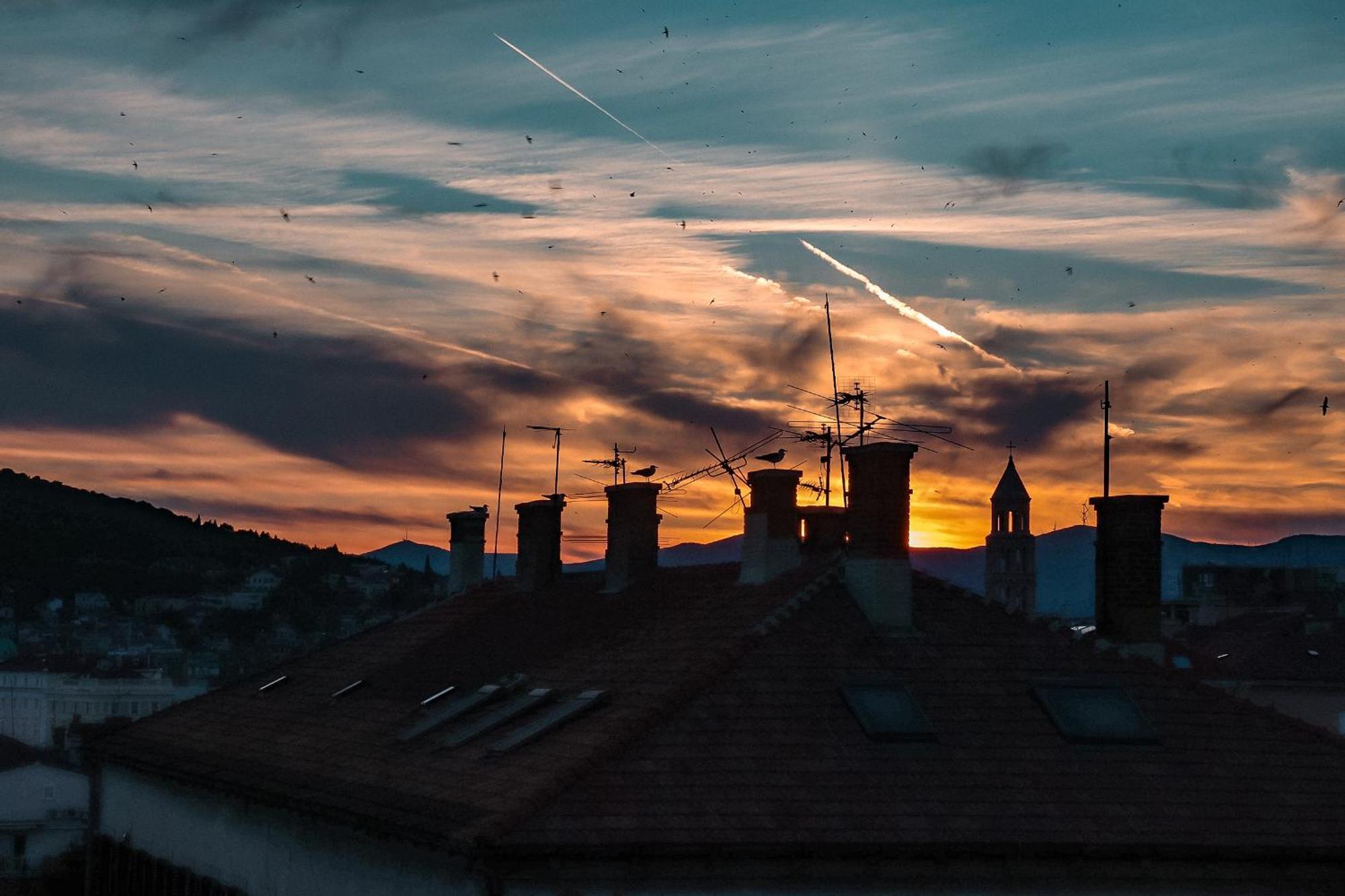 City Center Sunset Penthouse Split Extérieur photo
